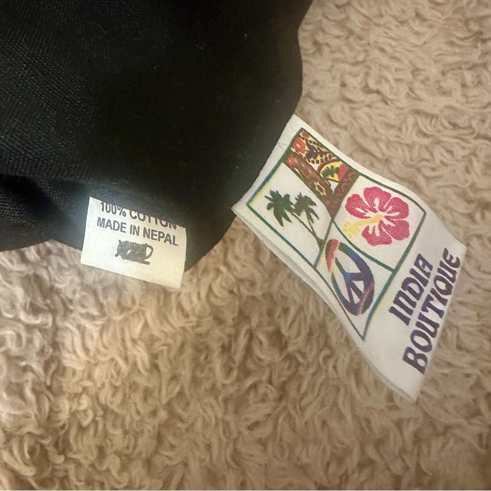 India Boutique Multicolor Patchwork Crossbody Bag - image 4